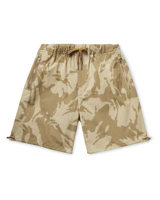 cotton drawstring bermuda shorts