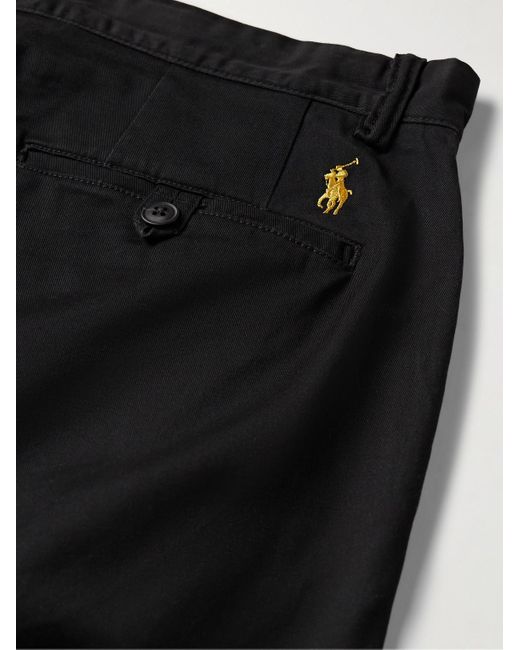 Polo Ralph Lauren Black Bedford Slim-fit Straight-leg Cotton-blend Twill Chinos for men