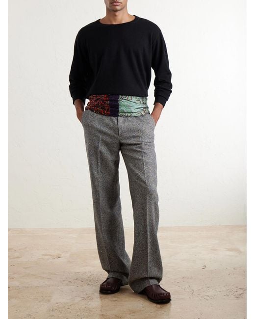 Dries Van Noten Blue Cashmere Sweater for men