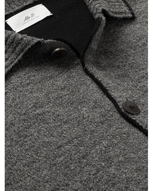 Mr P. Gray Surplus Wool-Blend Bouclé Blouson Jacket for men