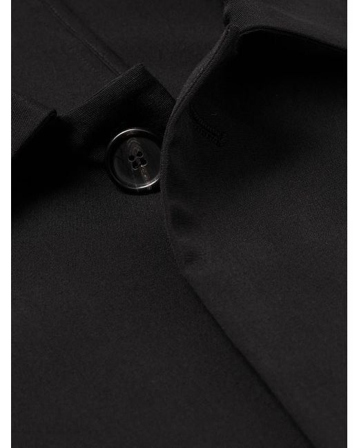 Acne Black Canvas Overshirt for men