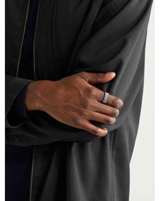 Buccellati Macri Eternelle Blackened Ring for men