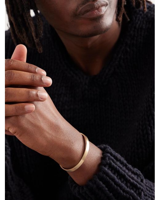 Le Gramme 21g 18 karat Gold Cuff in Natural for Men Lyst UK