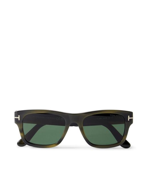 Tom Ford Green Smith Square-frame Tortoiseshell Acetate Sunglasses for men
