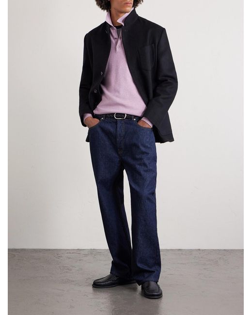 Officine Generale Blue Straight-leg Jeans for men
