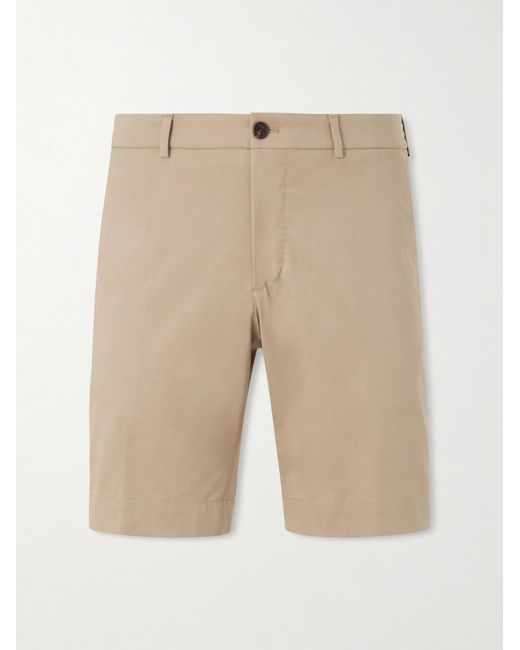 Slowear Natural Slim-Fit Cotton-Blend Gabardine Chino Shorts for men