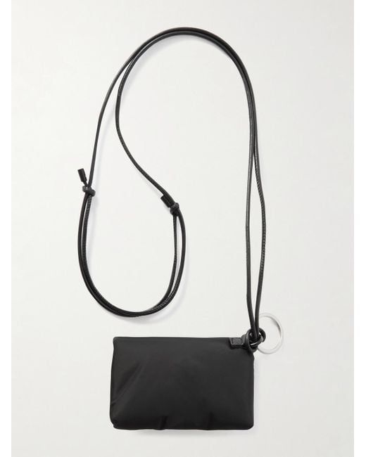Pochette Trapuntata di Saint Laurent in Black da Uomo