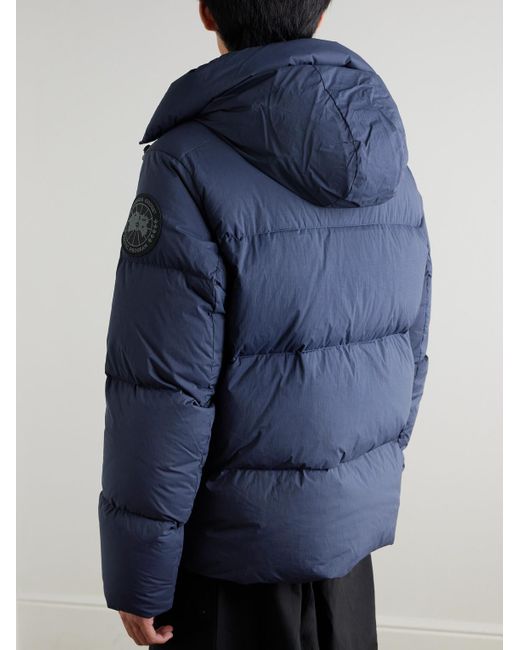 Canada Goose Blue Crofton Quilted Enduraluxe Down Jacket for men