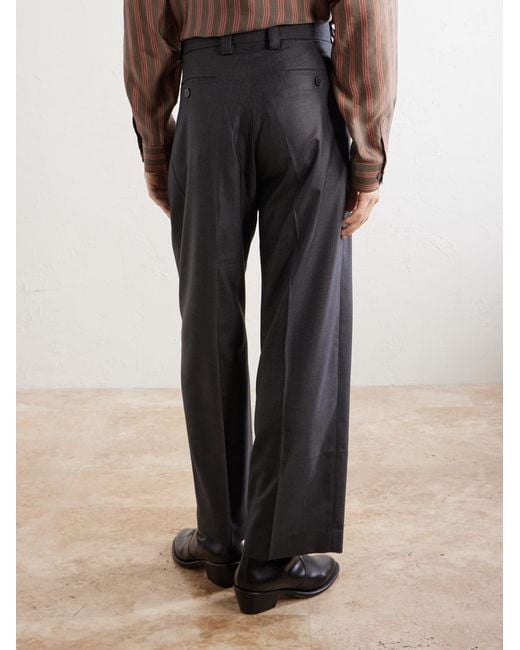 Enfants Riches Deprimes Blue Tapered Virgin-Wool Trousers for men