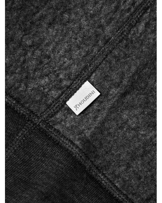 houdini Black Alto Woolly Treemerino Sweater for men