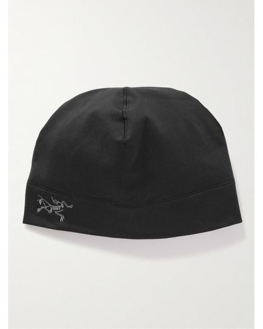Arc'teryx Black Rho Logo-embroidered Torrenttm Beanie for men