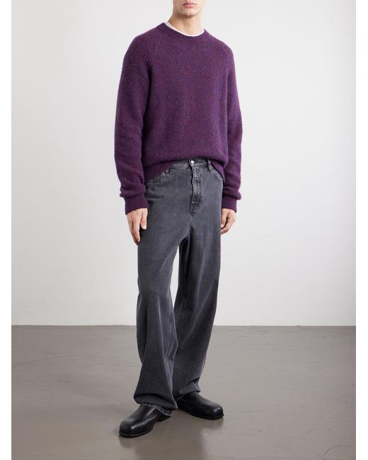 Jil Sander Blue Wide-Leg Jeans for men