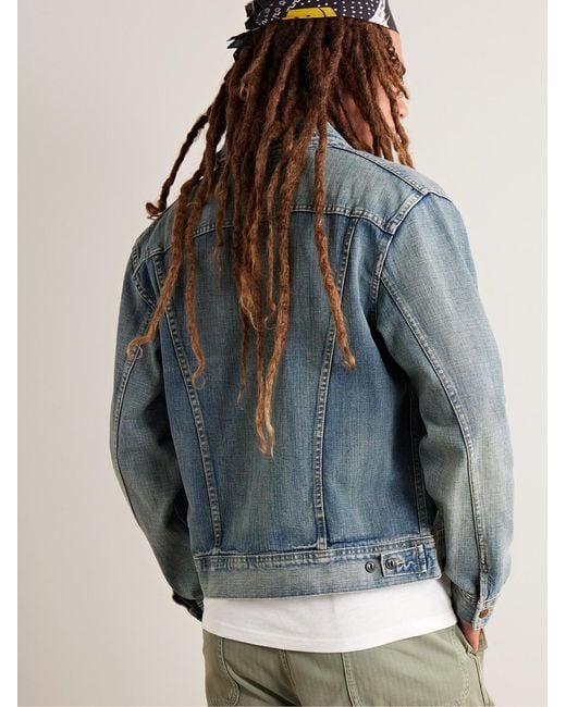 RRL Blue Denim Jacket for men