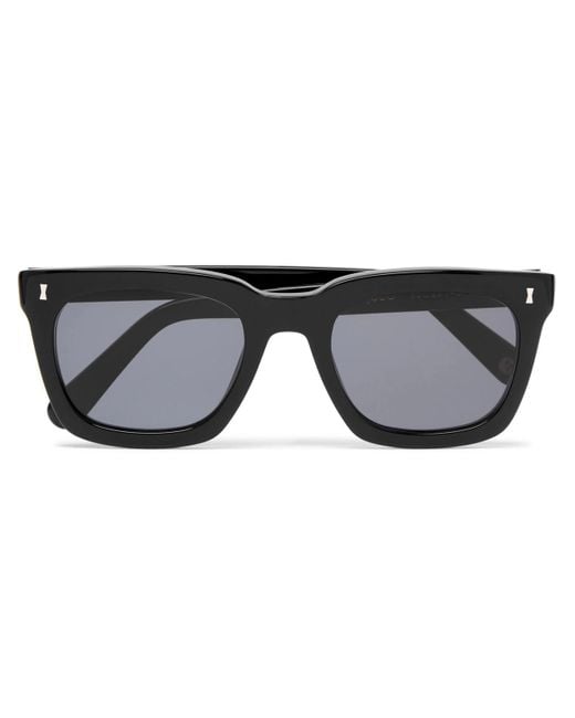 CUBITTS Black Judd Square-frame Acetate Sunglasses for men