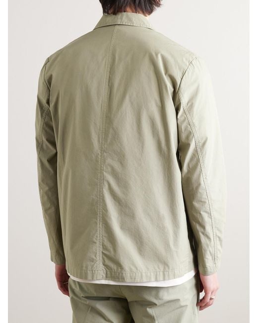 Norse Projects Green Nilas Cotton Overshirt for men