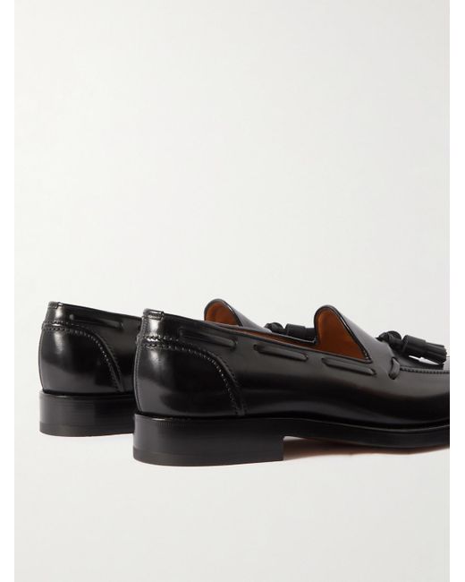 Tom Ford Westminster Loafers aus brüniertem Leder mit Troddeln in Black für Herren