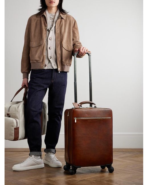 Trolley Da Cabina di Brunello Cucinelli in Brown da Uomo