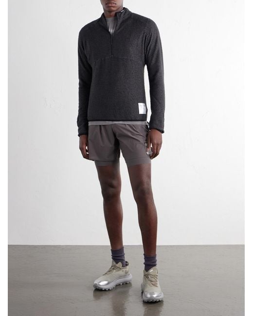 Satisfy Gray Rippy&Trade; Layered 5&Quot; Cordura&Reg; And Justice&Trade; Running Shorts for men