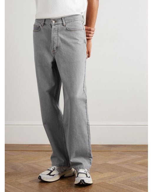 Jeans A Gamba Dritta di Aimé Leon Dore in Gray da Uomo