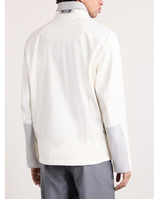 Sease White Cruise 2.0 Linen Hooded Jacket for men