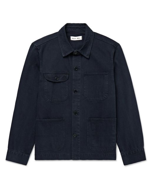 Alex Mill Blue Garment-dyed Recycled-denim Jacket for men