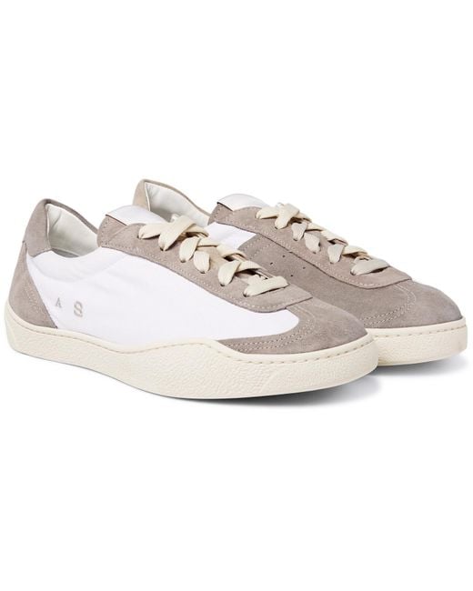 Acne Studios Lars Canvas And Suede Sneakers for Men | Lyst