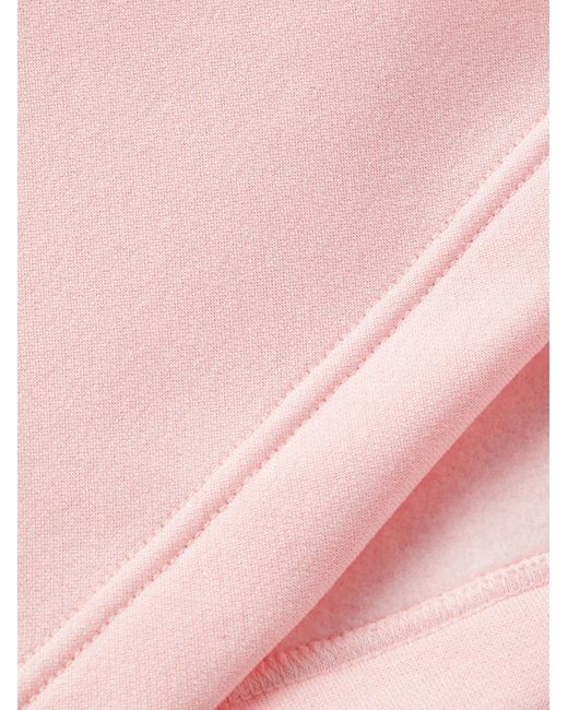 Nike Sportswear Club Wide-leg Logo-print Cotton-blend Jersey Shorts in Pink  for Men