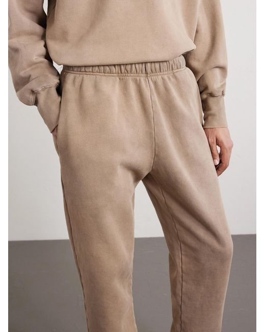Les Tien Natural Heavyweight Structured-Fleece Cotton-Jersey Sweatpants for men