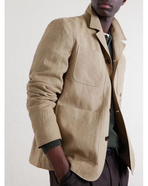 Mr P. Natural Linen Blazer for men