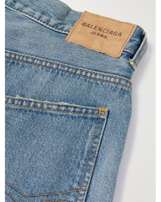 Balenciaga Weit geschnittene Jeans in Blue für Herren
