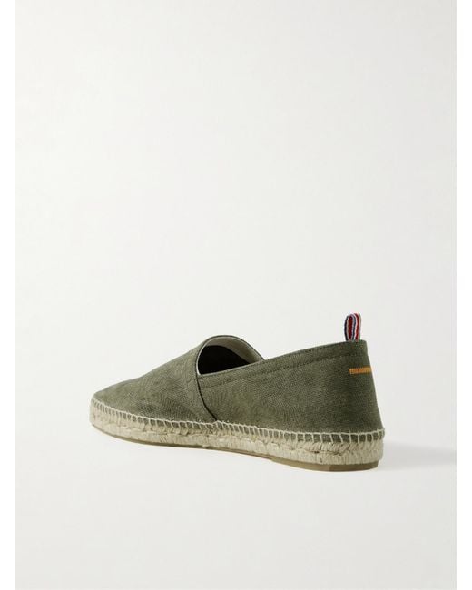 Castaner Green Pablo Canvas Espadrilles for men