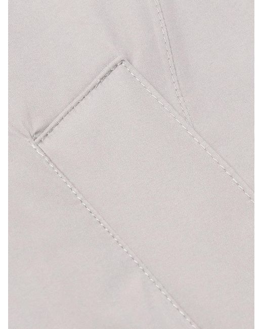 Laminar Gray Shell Hooded Down Coat for men