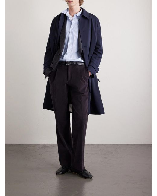 Lardini Blue Striped Cotton Shirt for men