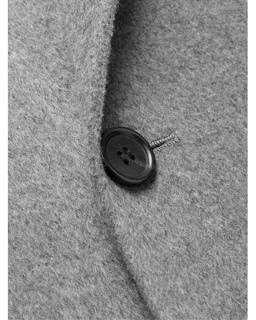 Acne Gray Dalio Wool-Flannel Coat for men