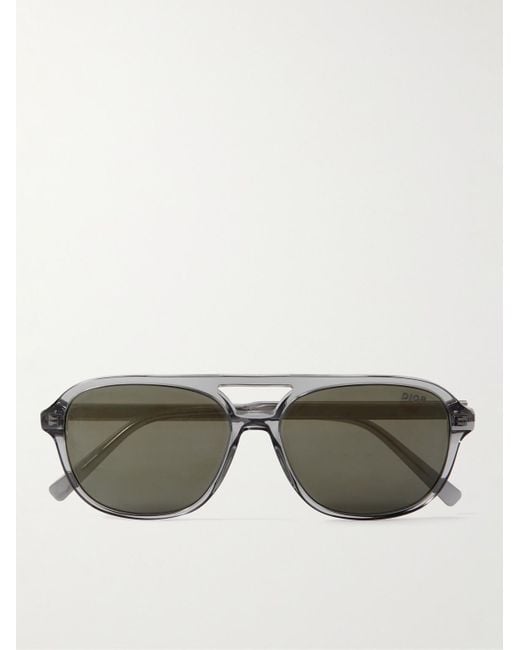Dior Green Indior N1i Acetate Round-frame Sunglasses for men