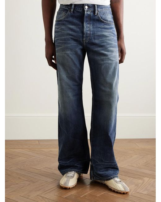 Jeans A Gamba Dritta 2021M di Acne in Blue da Uomo