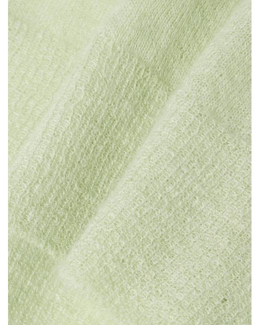 Auralee Pullover aus einer Mohairmischung in Green für Herren