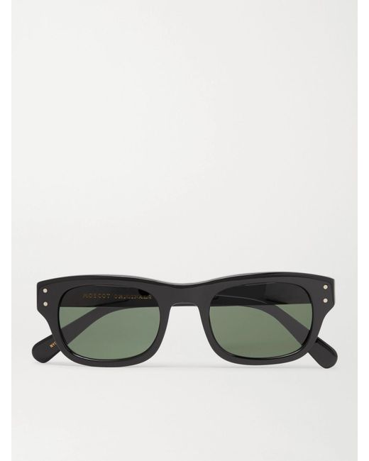 Moscot Black Nebb Square-frame Acetate Sunglasses for men