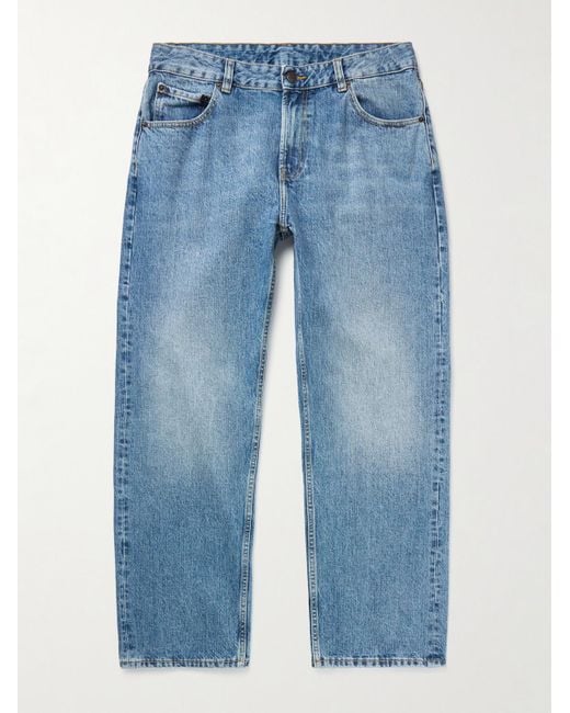 Corridor NYC Blue Straight-Leg Organic Jeans for men