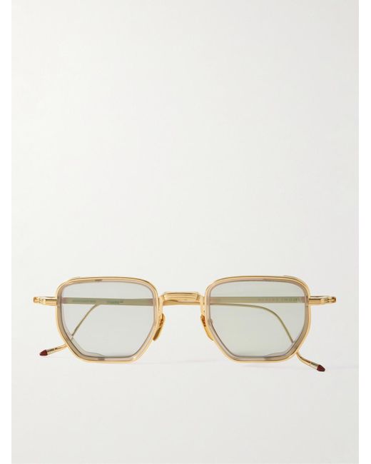 Jacques Marie Mage Natural Atkins D-Frame And-Tone Beta Titanium Sunglasses for men