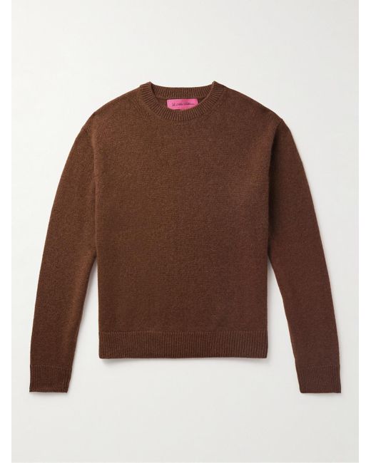 The Elder Statesman Brown Cashmere Sweater for men