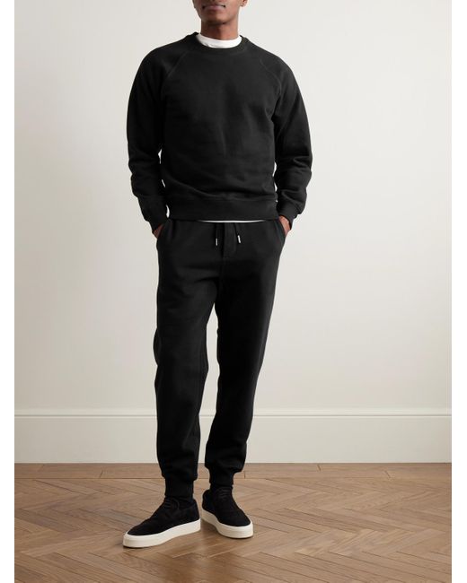 Pantaloni Sportivi A Gamba Affusolata di Tom Ford in Black da Uomo