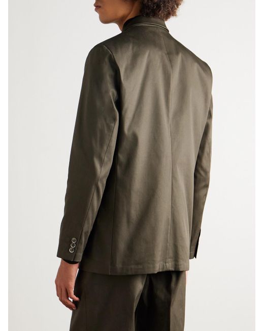 Barena Sakko aus Baumwoll-Twill in Green für Herren