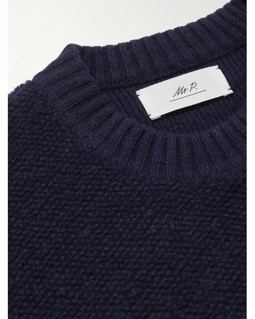 Cashmere Sweater di Mr P. in Blue da Uomo