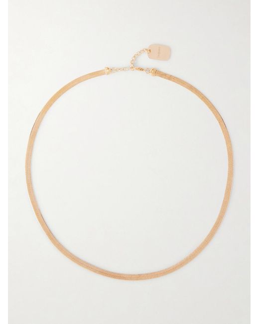 Saint Laurent Natural Gold-tone Necklace for men