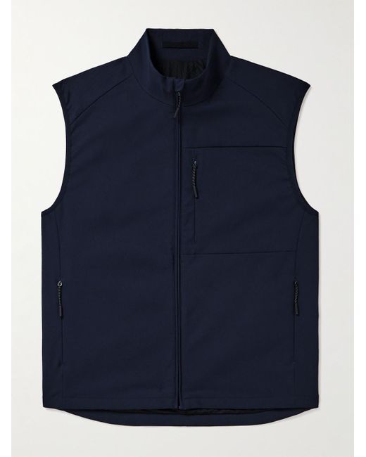 Norse Projects Blue Birkholm Solotex® Twill Gilet for men