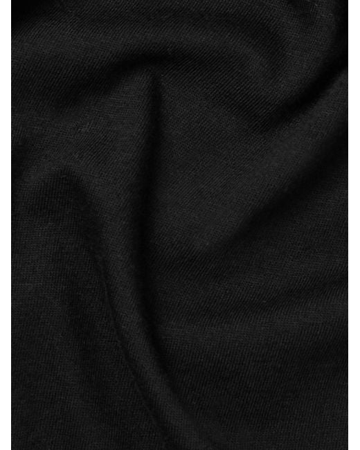 Fear of God ESSENTIALS Black Logo-appliquéd Cotton-jersey T-shirt for men