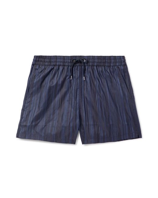 Paul Smith Blue Straight-leg Mid-length Striped Swim Shorts for men