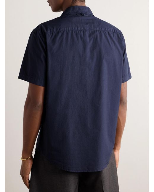 Camicia in popeline di cotone Mill di Alex Mill in Blue da Uomo