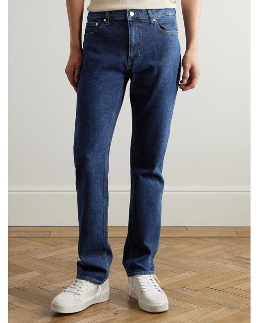 FRAME Blue The Modern Straight-leg Jeans for men